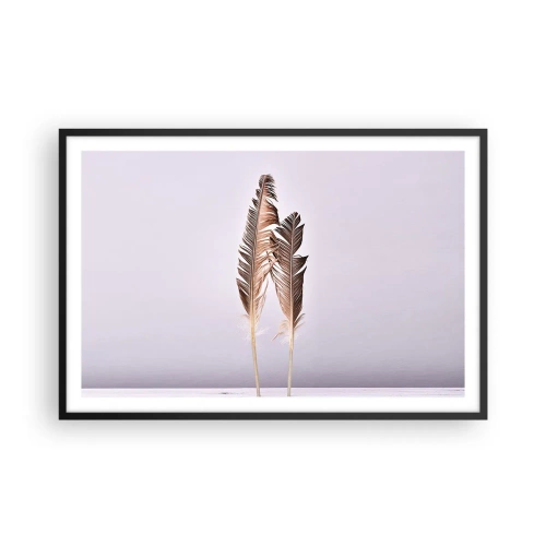 Plakat w czarnej ramie - Przeciw nicości - 91x61 cm