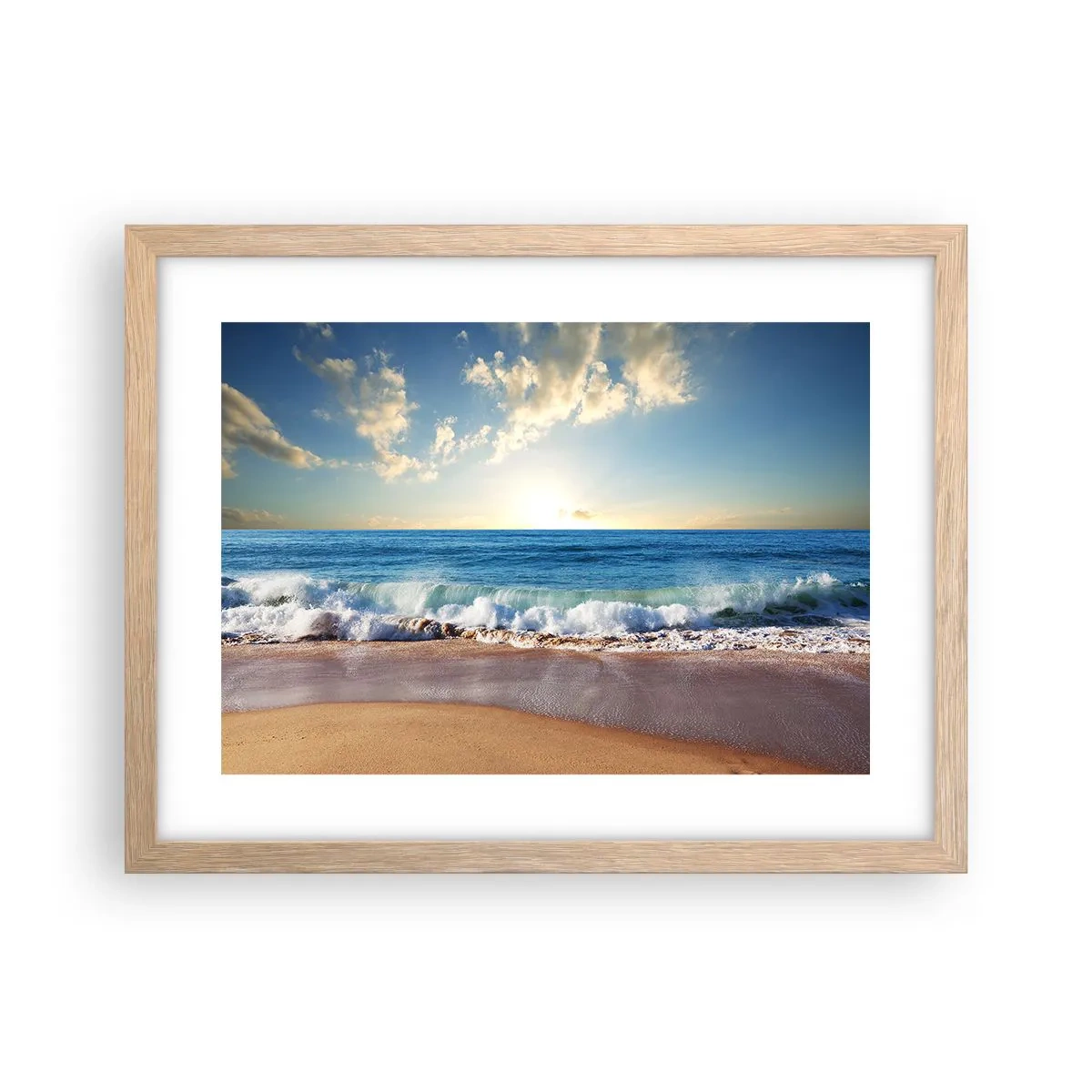 Plakat w ramie jasny dąb - Ruch i bezruch zarazem - 40x30 cm