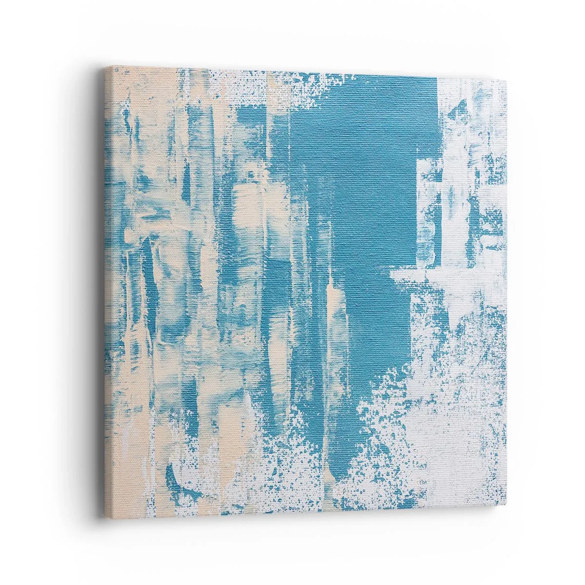 Obraz na płótnie - Przez lodowy sopel - 40x40 cm