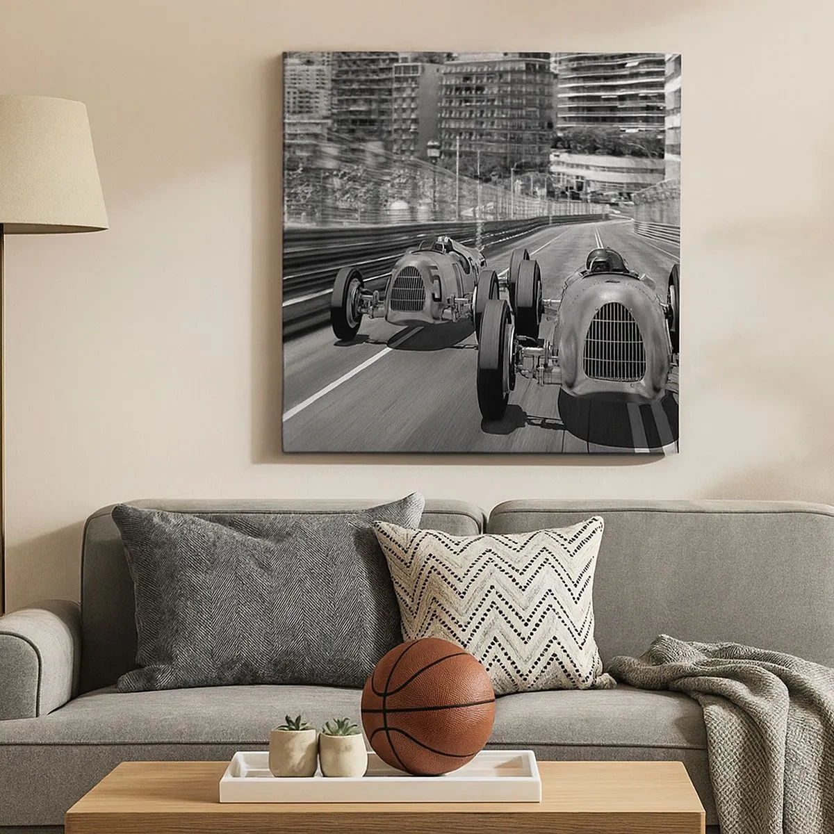 Obraz na płótnie - Dawno temu w Monte Carlo - 30x30 cm