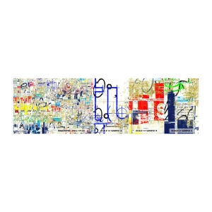 Fototapeta Próbka Samoprzylepna Deluxe Sticker - Po prostu cieszy oczy - Graffiti, Mural, Młodzież - 100x30 cm