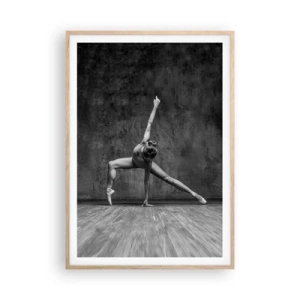 Plakat w ramie jasny dąb - Ideał równowagi - 70x100 cm