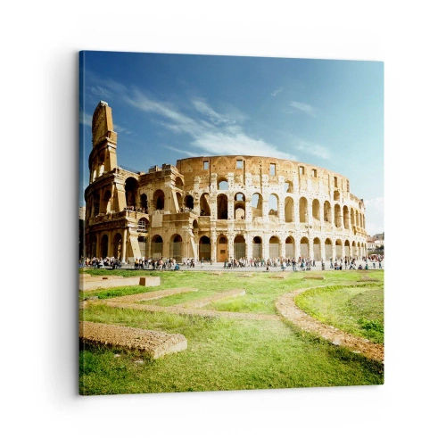 Obraz na płótnie - Jeszcze słychać szczęk broni - 60x60 cm