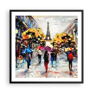 Plakat w czarnej ramie - Jesienią szczególnie piękny - 60x60 cm