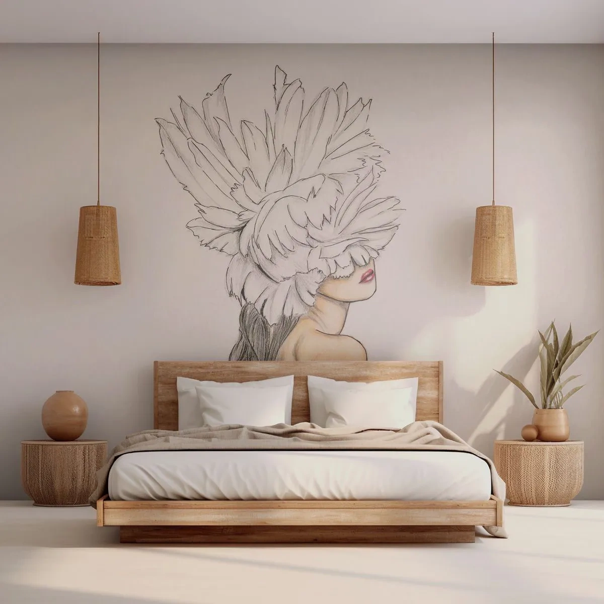 Fototapeta Premium Sand - Piękność ukoronowana - Abstrakcja, Kobieta, Ciało - 250x175 cm
