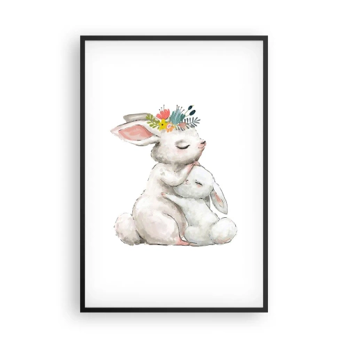 Plakat w czarnej ramie - Nie ma jak u mamy - 61x91 cm