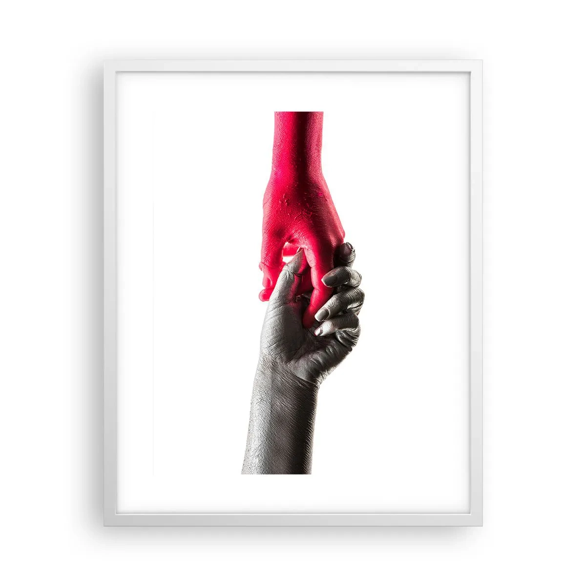 Plakat w białej ramie - Razem, choć inni - 40x50 cm