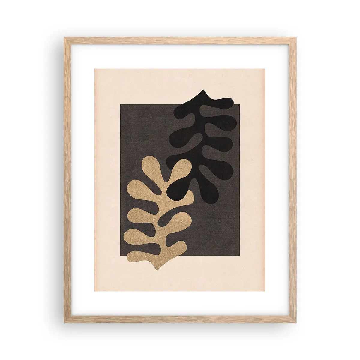 Plakat w ramie jasny dąb - Brak i dopełnienie - 40x50 cm