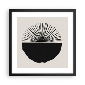 Plakat w czarnej ramie - Wachlarz możliwości - 40x40 cm