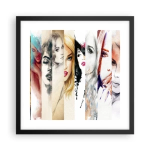 Plakat w czarnej ramie - I zawsze to TY - 40x40 cm