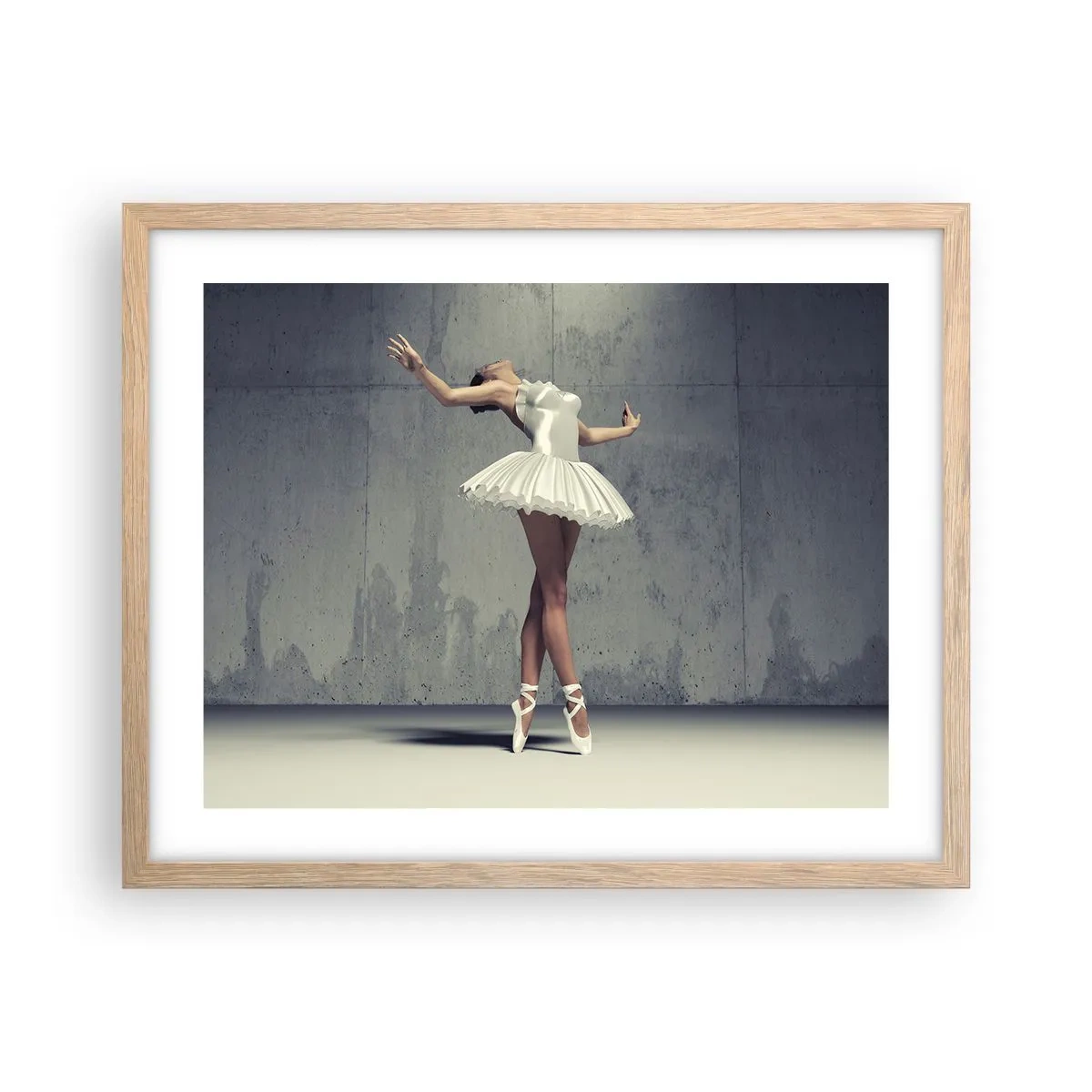 Plakat w ramie jasny dąb - Lekko jak ptak - 50x40 cm