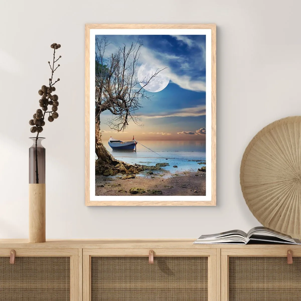 Plakat w ramie jasny dąb - To koniec czy początek? - 70x100 cm