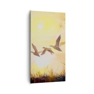 Obraz na płótnie - Początek dalekiej podróży - 65x120 cm