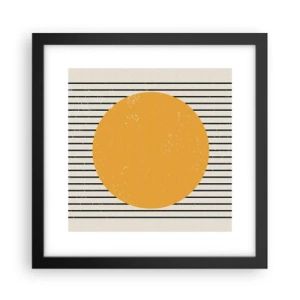 Plakat w czarnej ramie - Siła prostoty - 30x30 cm