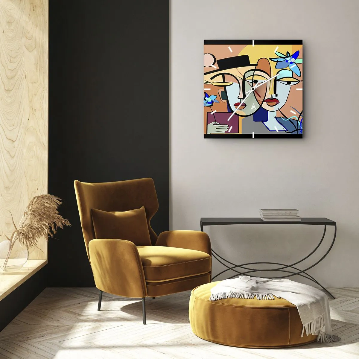 Zegar ścienny - Picassowskie randez vous - 30x30 cm