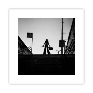 Plakat - Miejska wędrówka - 30x30 cm