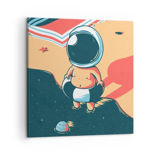 Obraz na płótnie - Z innej perspektywy - 50x50 cm