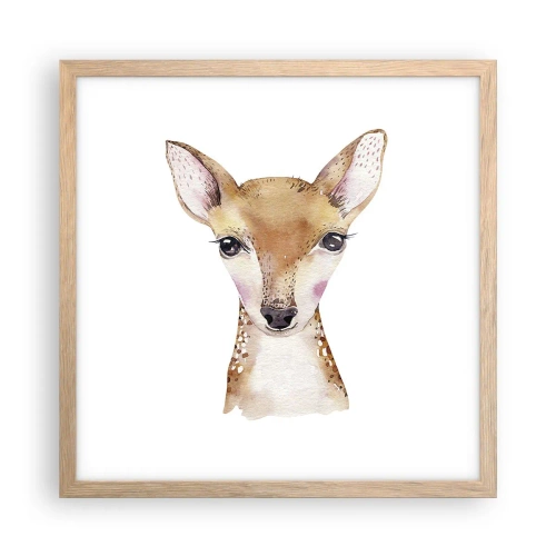 Plakat w ramie jasny dąb - Natura niewinności - 40x40 cm