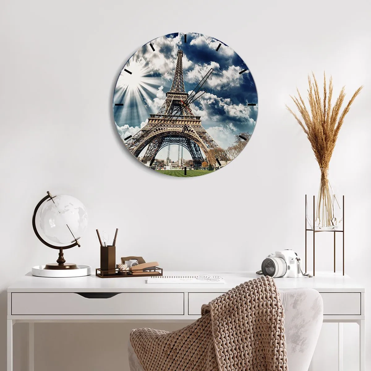 Zegar ścienny - Jedyna taka pod słońcem - 40x40 cm