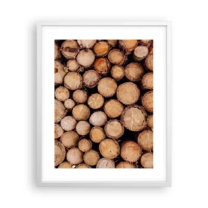 Plakat w białej ramie - Nowy początek - 40x50 cm