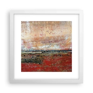 Plakat w białej ramie - Może to morze - 30x30 cm