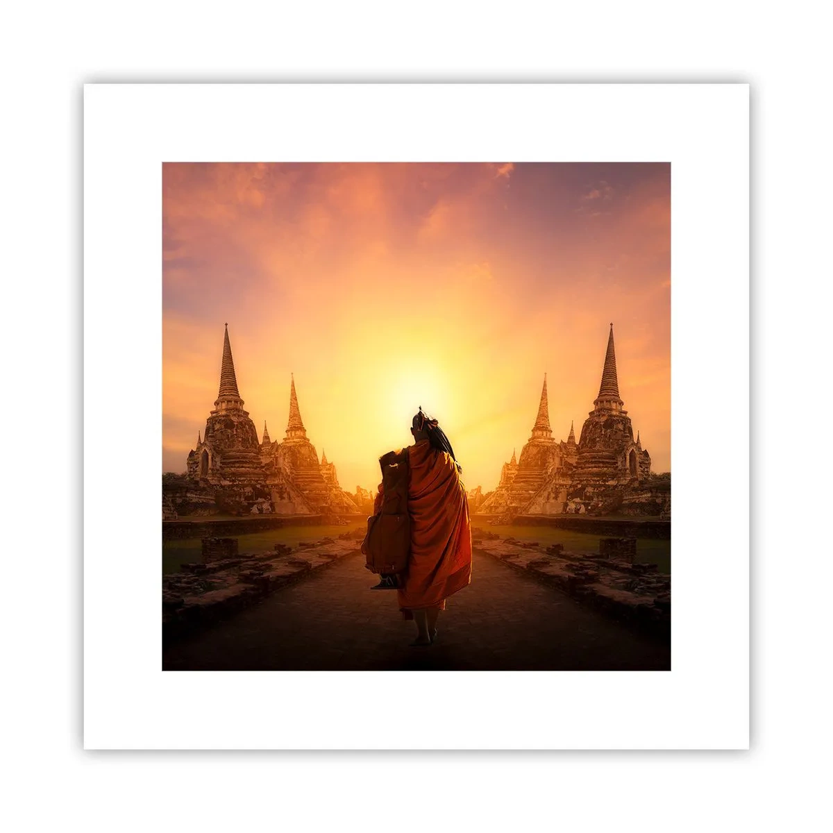Plakat - W spokoju przez wieczność - 30x30 cm