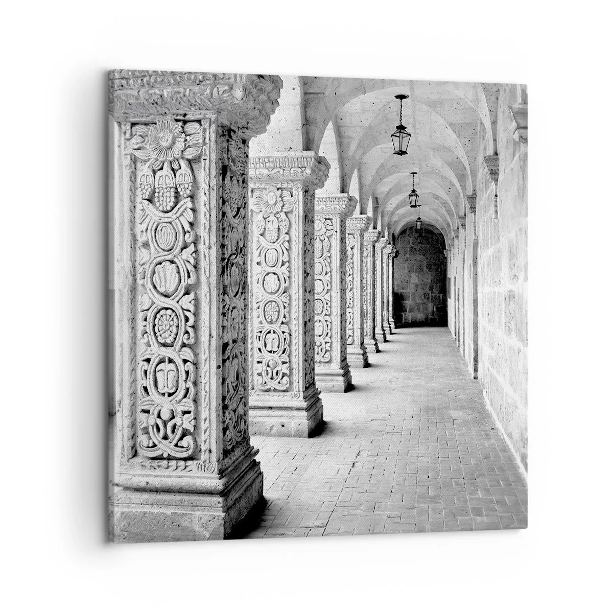 Obraz na płótnie - A dokąd to…? - 50x50 cm