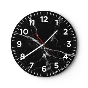 Zegar ścienny - Sekretne życie kamienia - 40x40 cm