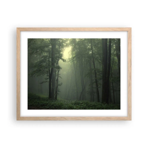 Plakat w ramie jasny dąb - Zanim się obudzi - 50x40 cm