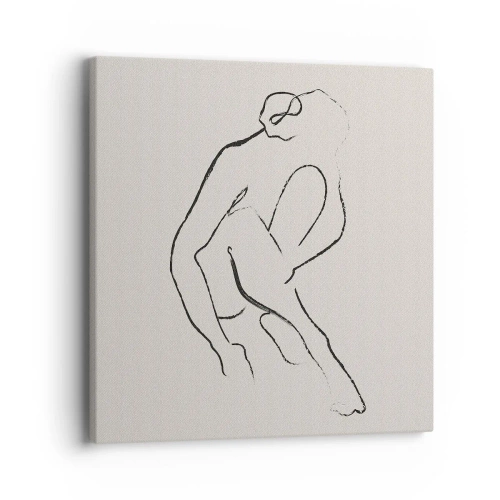Obraz na płótnie - Szkic intymny - 40x40 cm