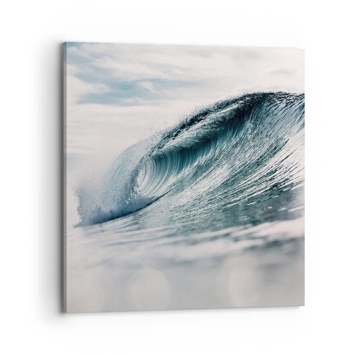 Obraz na płótnie - Wodny szczyt - 70x70 cm