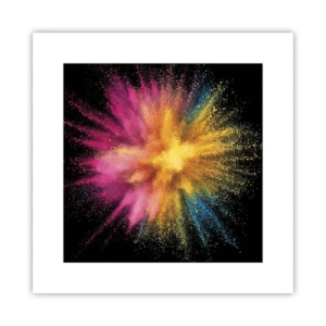 Plakat - Narodziny barw  - 30x30 cm