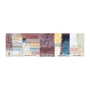 Fototapeta Próbka Samoprzylepna Deluxe Sticker - Spokój geometrii - Abstrakcja, Pastelowe, Minimalistyczny - 100x30 cm