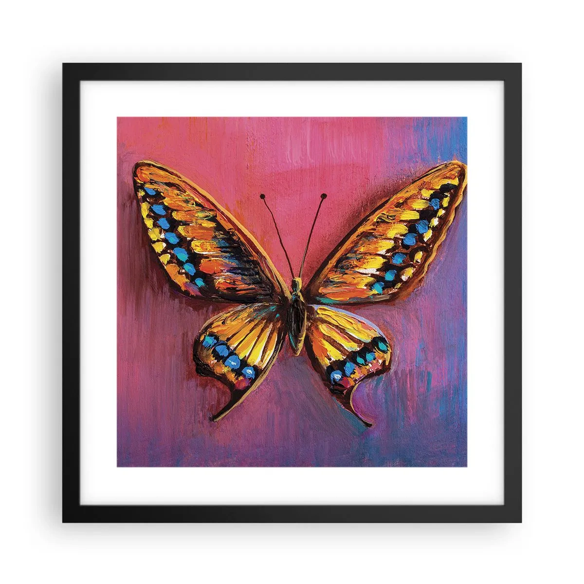 Plakat w czarnej ramie - Klejnot natury - 40x40 cm