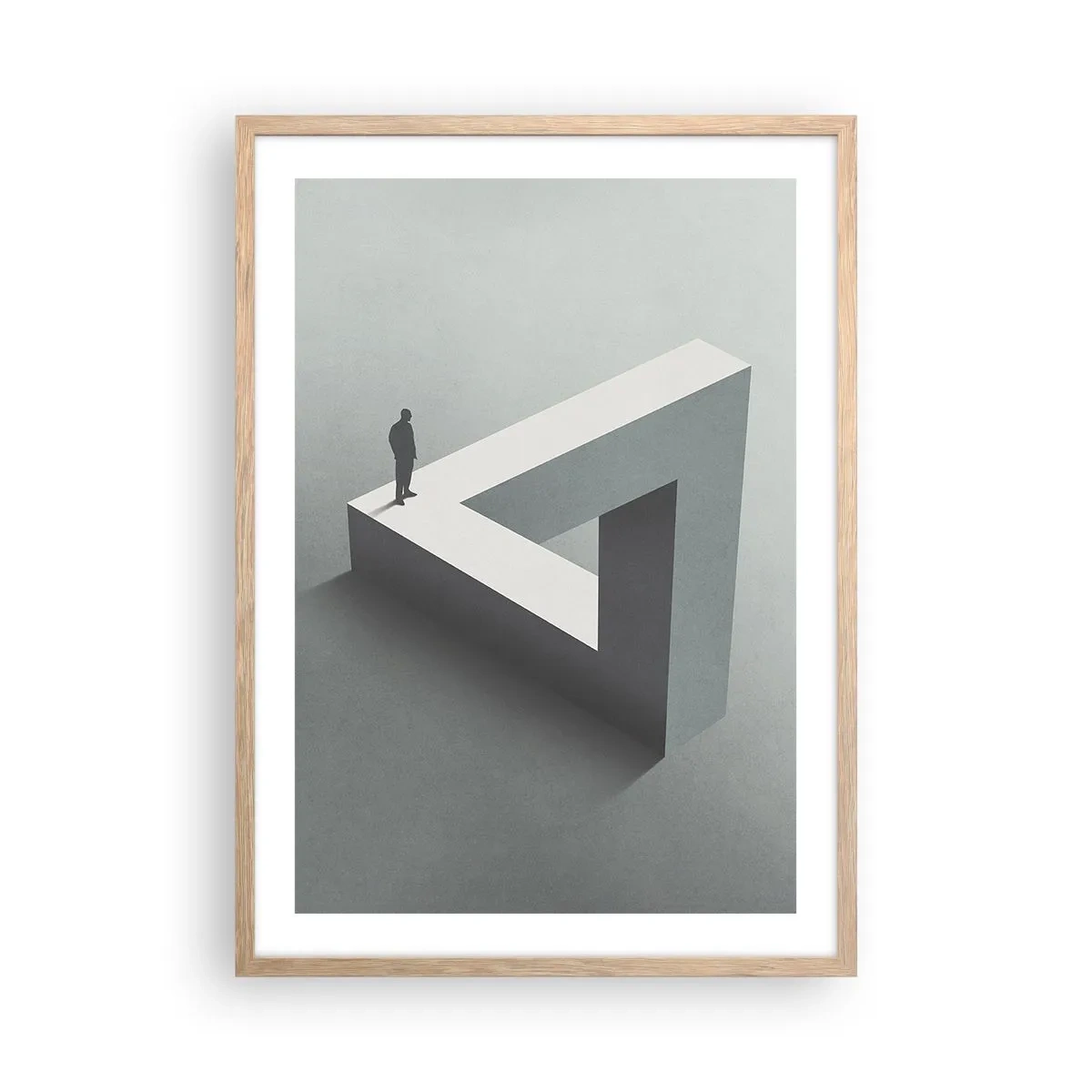 Plakat w ramie jasny dąb - A jednak możliwe - 50x70 cm