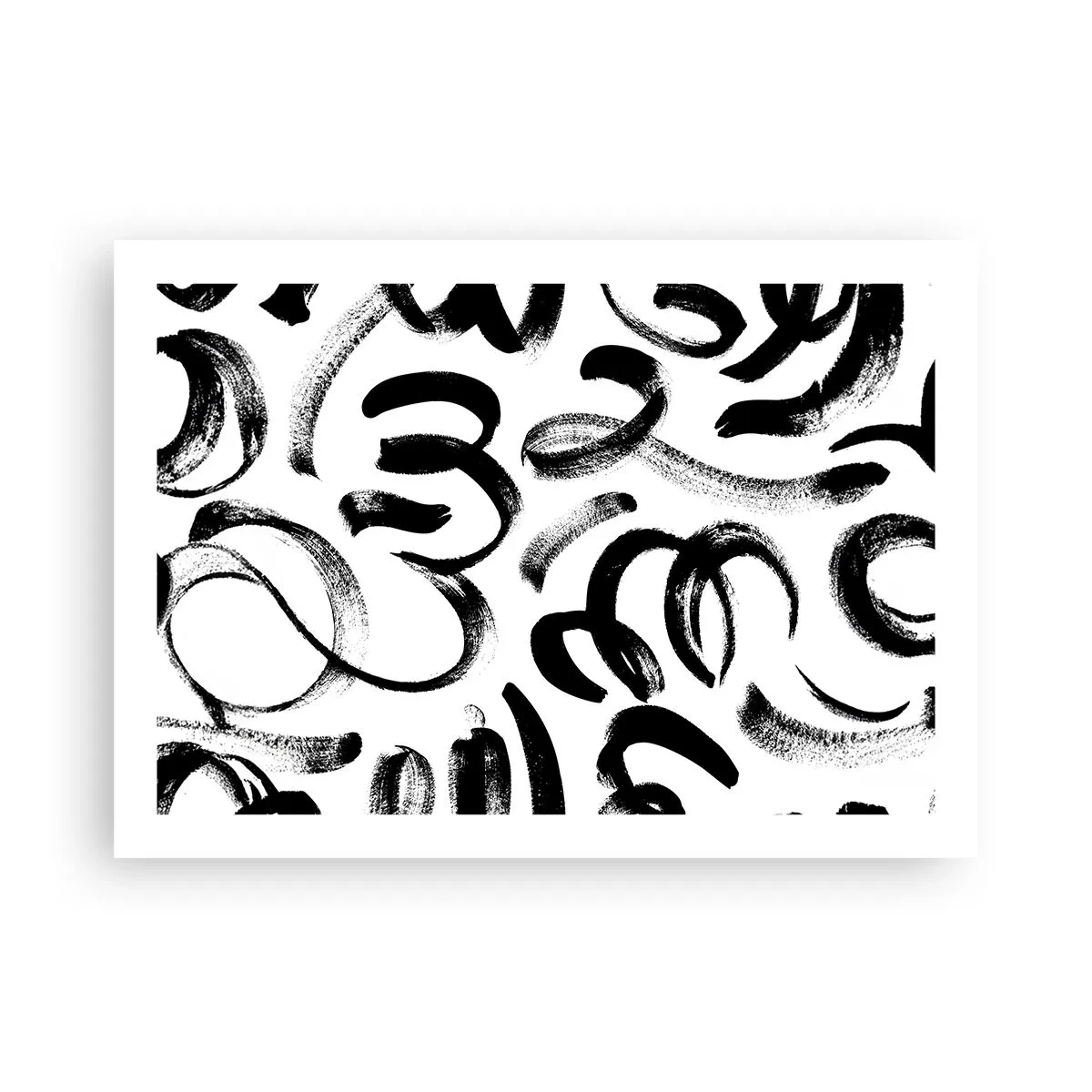 Plakat - Czarno na białym - 70x50 cm