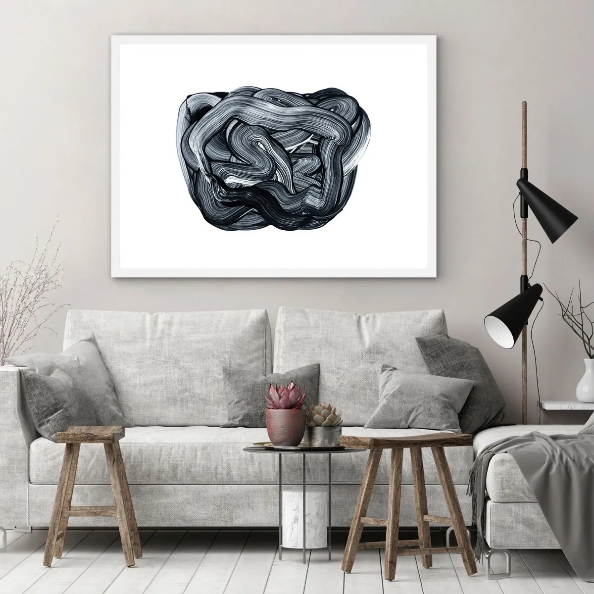 Plakat w białej ramie - To nie takie proste - 100x70 cm