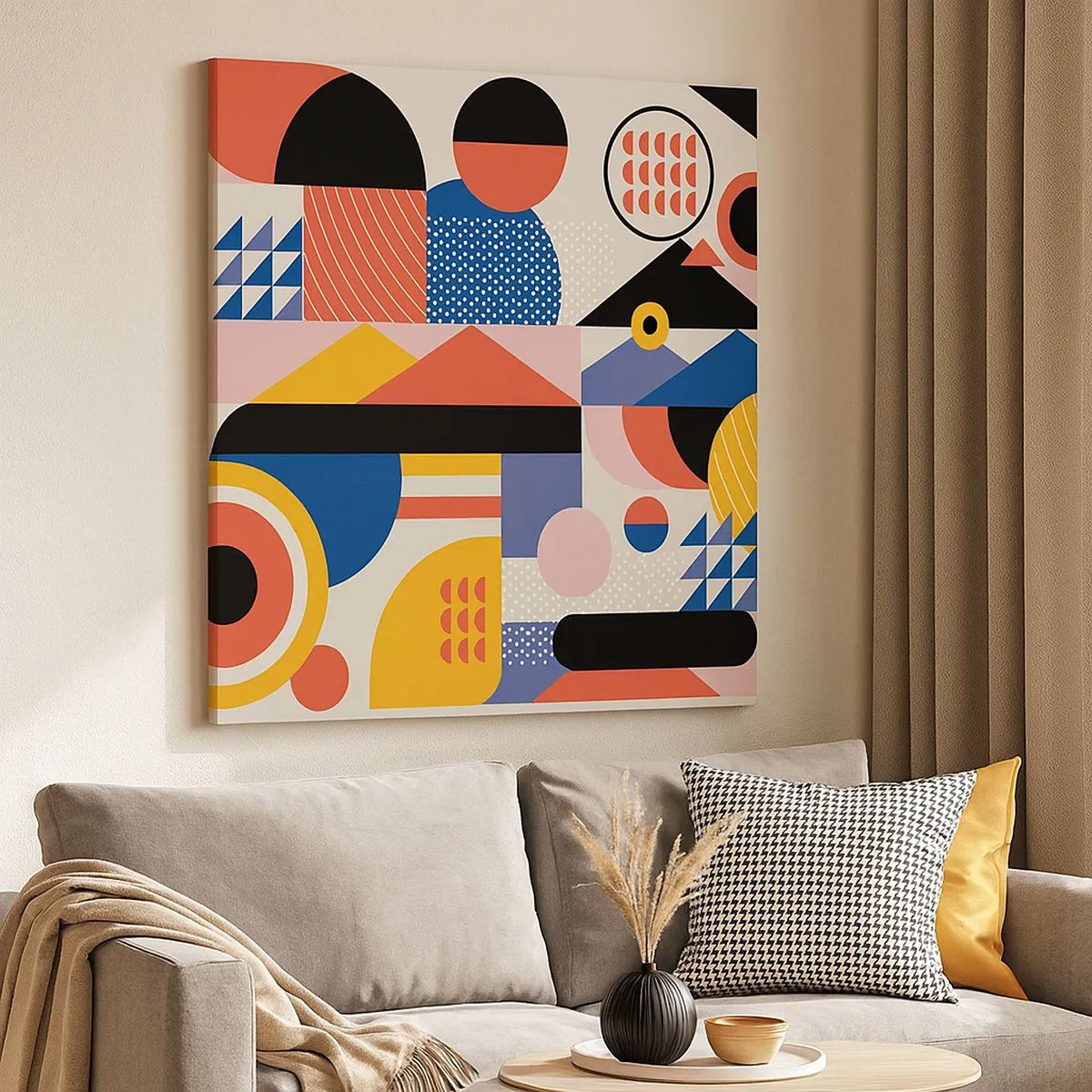 Obraz na płótnie - Kompozycja: pobaw się - 30x30 cm