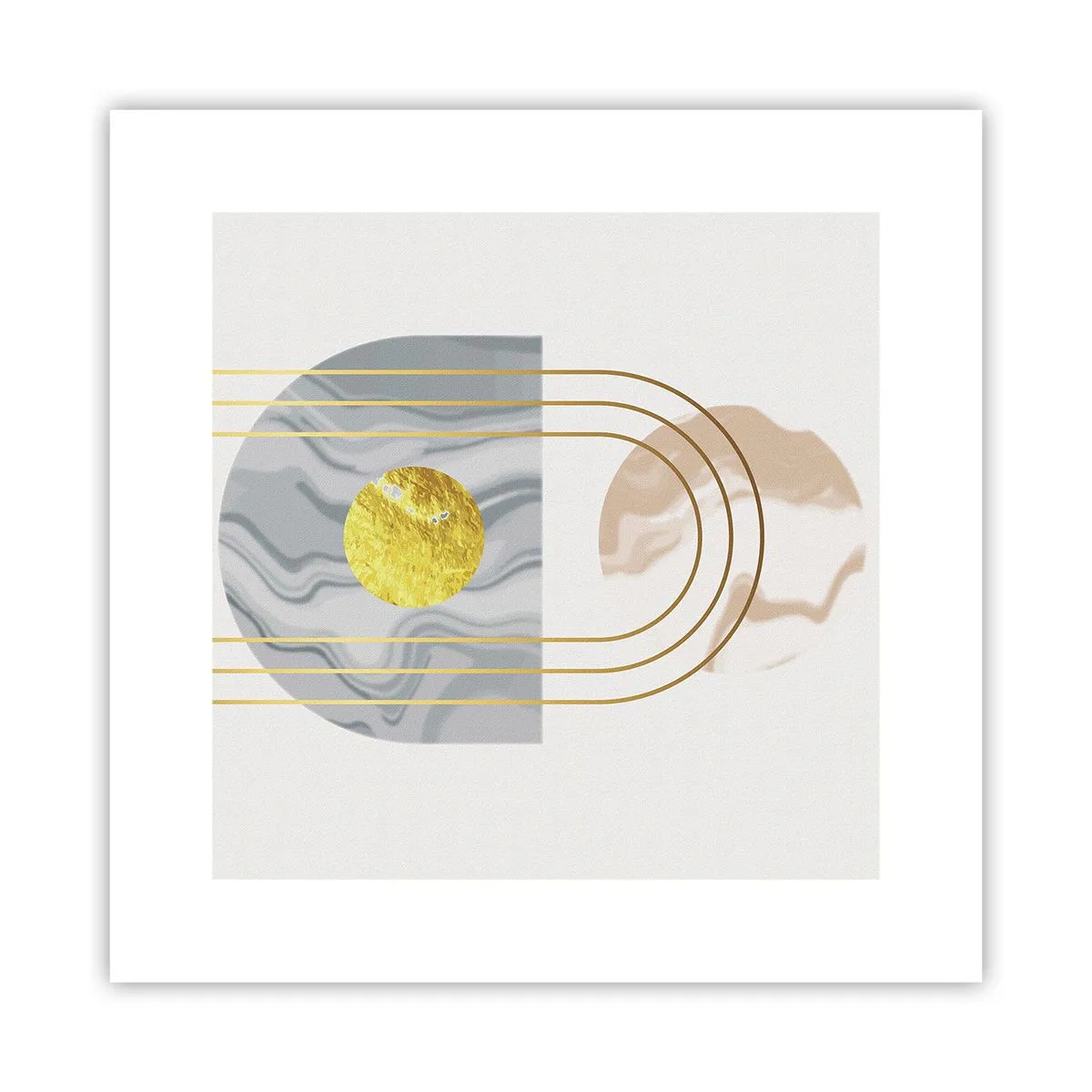 Plakat - Jasność i blask - 30x30 cm