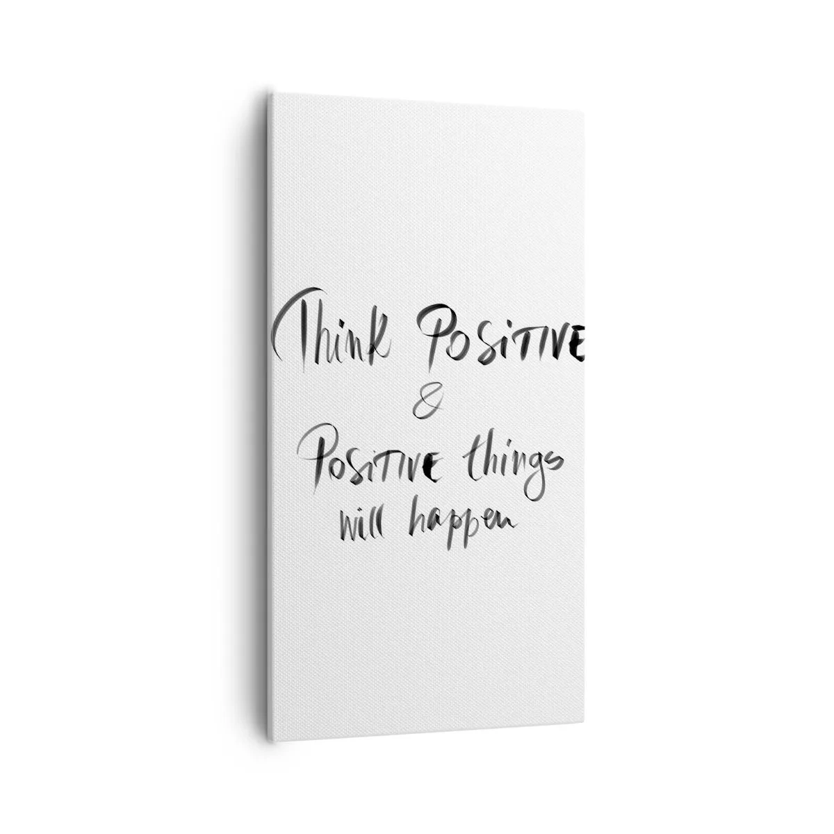 Obraz na płótnie - Jak żyć? - 55x100 cm