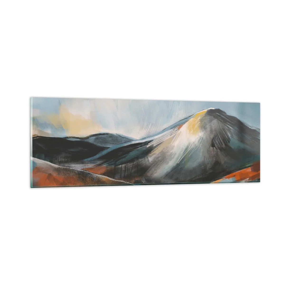 Obraz na szkle - Surowe i piękne - 90x30 cm