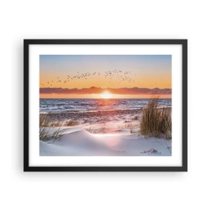 Plakat w czarnej ramie - Pejzaż horyzontalny - 50x40 cm