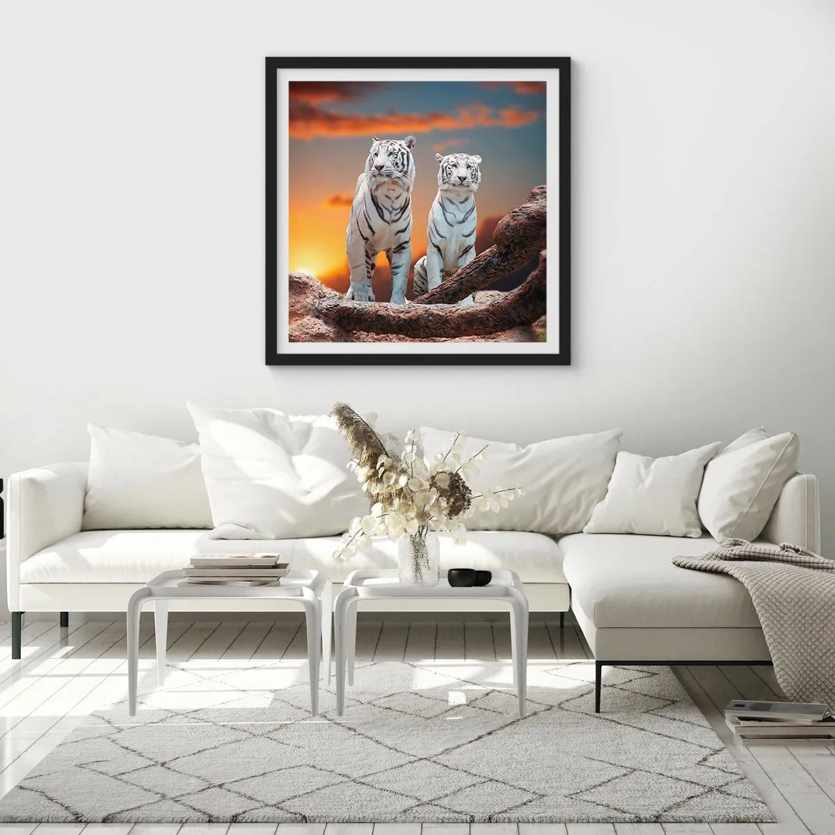 Plakat w czarnej ramie - Zupełnie jak w Narni - 60x60 cm