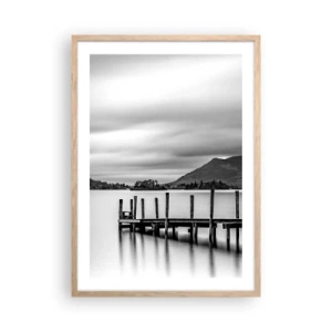 Plakat w ramie jasny dąb - Łagodność i siła - 50x70 cm