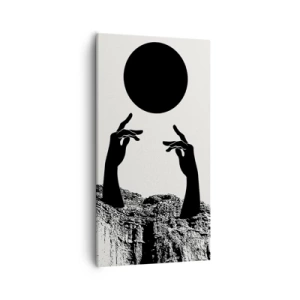 Obraz na płótnie - Kompozycja surrealistyczna: słońce i reszta - 55x100 cm