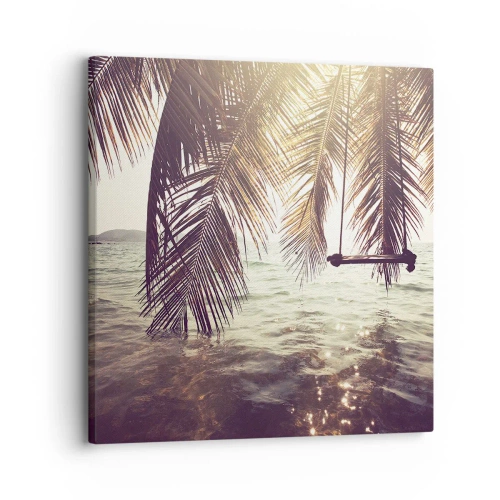 Obraz na płótnie - Można bujać w obłokach do woli - 30x30 cm