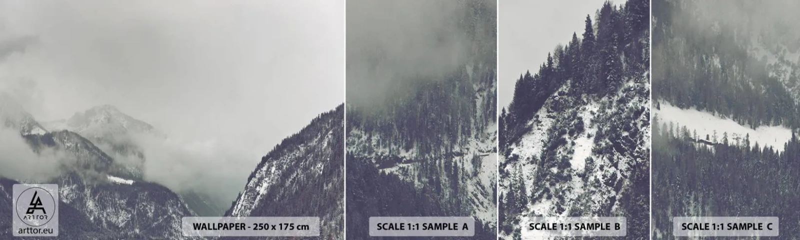 Fototapeta Próbka Standard Eco - Omglona dolina - Góry, Las, Krajobraz - 100x30 cm