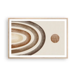 Plakat w ramie jasny dąb - W odległej galaktyce - 91x61 cm