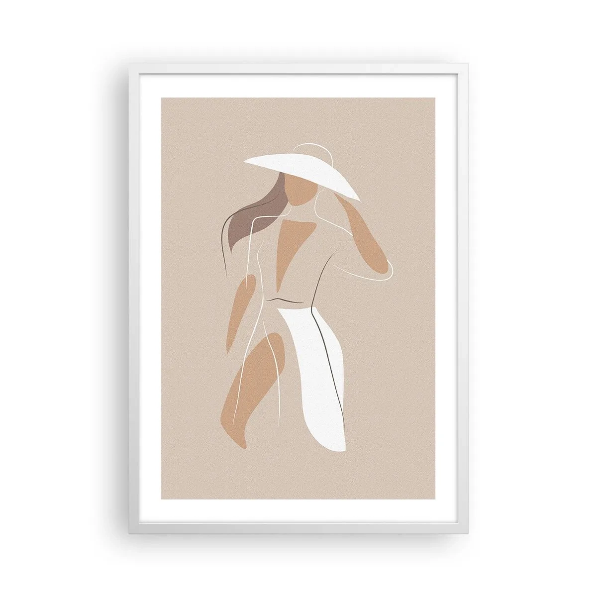 Plakat w białej ramie - Moda to zabawa - 50x70 cm