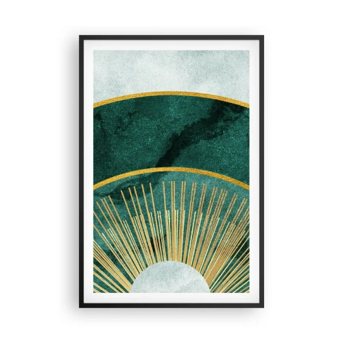 Plakat w czarnej ramie - Inny układ słoneczny - 61x91 cm